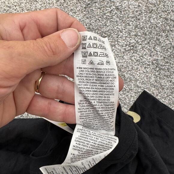 New Orleans Saints Shirt Mens Small Black NFL Football Nike Team Apparel Tee - Picture 10 of 13